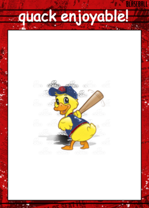 Stock Image Duck Edition Card 
