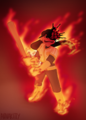 Rogue Umpire tried to incinerate Sunbeams hitter Nagomi Nava, but Nagomi Nava ate the flame! They became Magmatic!.png