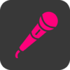 The icon for feedback weather, a magenta microphone.